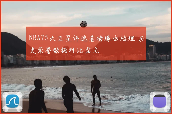 NBA75大巨星评选落榜缘由梳理 历史荣誉数据对比盘点